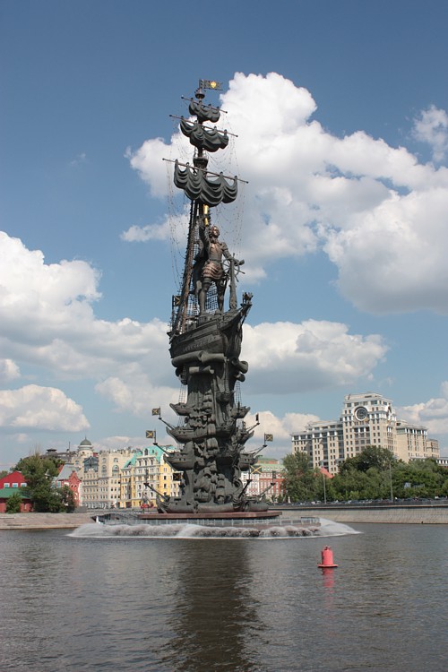 Monument of Peter the Great by Tsereteli