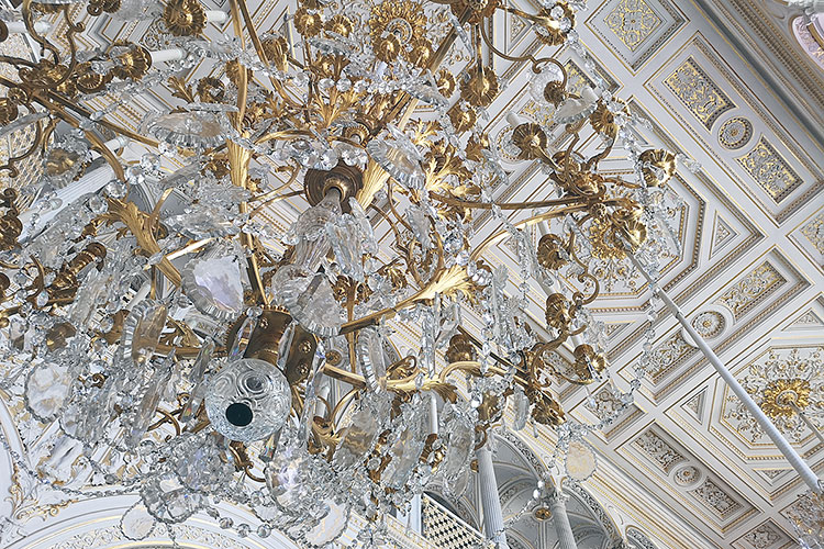 Люстра в Павильонном зале, Государственный Эрмитаж, Санкт-Петербург