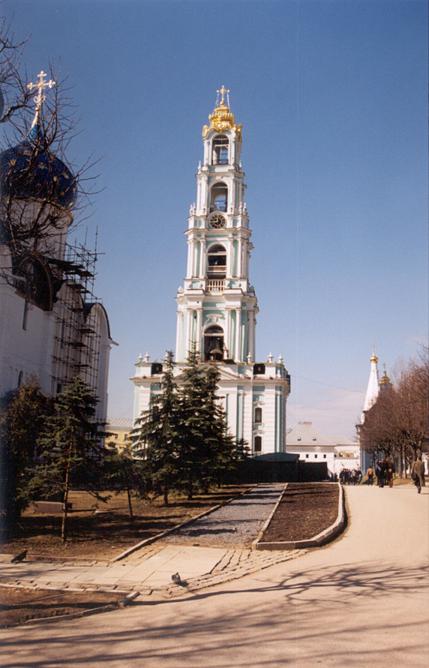 колокольня в Троице-Сергиевой лавре